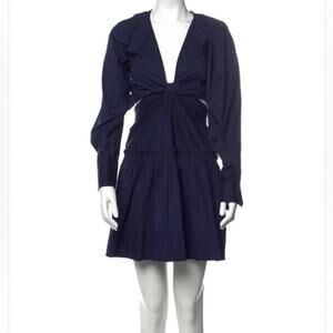 JASON‎ WU V Neck Mini Dress Navy Size Xs NWT